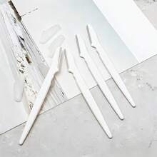 1/30/60pcs White Set, Exfoliating Razor, Body Hair Trimmer And Facial Kit, Women's Eyebrow Grooming Tools, Suitable For Daily Use Or Travel, Travel Essential - White - View 2