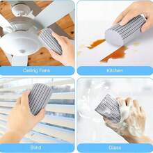 2pcs Cleaning Sponge Cleaning Duster Cleaning Tool For Cleaning Floors, Vents, Mirrors, Ceiling Fans And Cobwebs, No Dust Flying And Spreading - Multiple Styles - View 6