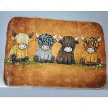 1pc Cute Highland Cow Doormat, Bathroom Mat, Durable Machine Washable Entryway Rug, Suitable For Indoor, Living Room, Bedroom, Kitchen, Office, Hallway, Porch, Dog Mat, Front Door Mat, Entryway Mat - Multiple Styles - View 10