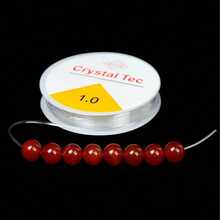 1 Roll 0.5-1.0mm Strong TPU Transparent Elastic Cord, Stretchable Elastic Line, Suitable For Bracelet Necklace DIY Beading Line, Jewelry Making Material, Crystal Seed Bead Agate Jade Elastic Line, Handmade Jewelry Transparent Craft Line - Multicolor - View 11