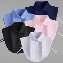 2/1pc Dickey Collar For Women – Detachable Faux Collars,Fake Collar Inserts For Blouses & Sweaters,Women's False Shirt Collars,Comfortable & Stylish - White - View 11