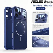 ASUS Phone Case Compatible With Iphone 17 Pro Max / IPhone 17 17Pro / IPhone 18 Pro / 18Pro Max, Full Coverage Design, Lens Protection Film, Magnetic Charging Support, Integrated Matte Texture, Lightweight Anti-Drop Phone Case, Champagne / Deep Blue / Orange Available - Blue - View 11