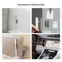 1/5/10pcs Magnetic Pencil Holder For Refrigerator, Pencil Clip, Adjustable Silicone Flexible Pencil Holder, Suitable For Whiteboard, Desk And Clipboard - Multicolor - View 4