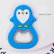 1pc Cute Cartoon Magnetic Bottle Opener Fridge Magnet, Creative Beverage & Beer Opener, Suitable For Party, Holiday Gift, Small Gift - Multicolor - View 7