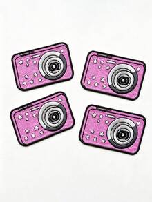 1pc/2pcs/3pcs/4pcs/6pcs/12pcs/ 16pcs Digital Camera Glitter Patch Main Hobby Memorabilia Glitter Appliqie Iron-On - Multicolor - View 12