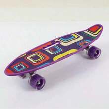 (Non-Electric)SKATEBOARD/59*16CM Fish Board Plastic Stand, - Multicolor - View 6