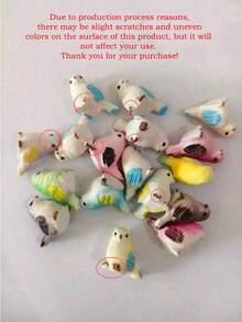 2/12/24 Pcs Cute Cartoon Mini Colorful Resin Bird Micro Landscape Decor, Home Desktop Decoration Gift, Spring Garden Decor, Suitable For Outdoor Yard And Garden, Random Color - Little Bird - View 11