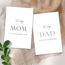 Wedding Day Greeting Card For Parents, Thank You Card For Parents, Parents Memorial Gift, With Envelope - Multicolor - View 5