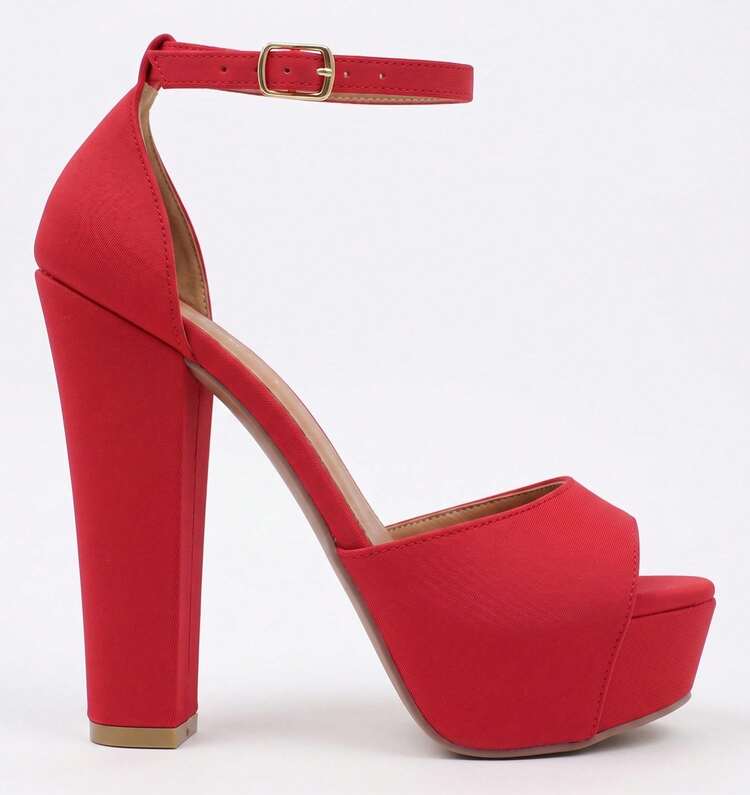 Women Wedges & Platform - Red - View 2