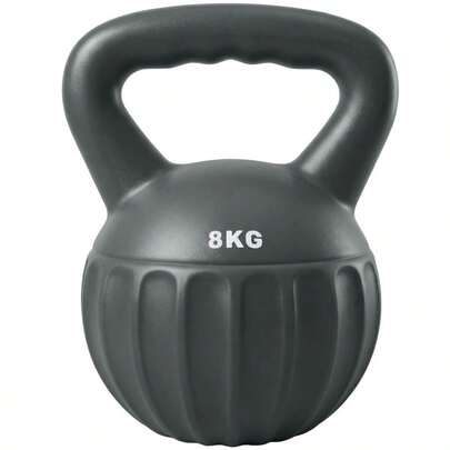 Kettlebell, 18 Lbs Kettle Bell With Non-Slip Handle Home Gym, Weight Lifting And Strength Training,