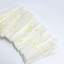 A Gift For Her/Him 30pcs Daisy Pattern Frosted Plastic Zipper Bags, Reusable Transparent Storage Bags For Cosmetics, Jewelry, Hair Accessories, Office Supplies, Crafts, Stationery Organization - Frosted Plastic Zipper Bag - View 8