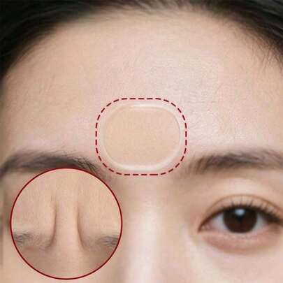 36pcs/18pcs/6pcs Self-Adhesive Sleep Forehead Patches - Reusable Facial Elastic Strips, Full Face Training Patches, Washable And Reusable Adhesive, Full Face Training Patches, Washable And Reusable, Unisex, Suitable For All Skin Types, Multi-Purpose Day And Night, Daily Wear Forehead Smoothing Strips, Ideal Gift For Family And Friends