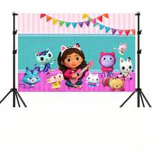 Universal 1pc Birthday Backdrop, Party Background Cloth, Decorative Photography Prop, Perfect For New Semester Opening Ceremony And Stationery, Holiday Decoration Accessory, Halloween Gift (Random Style) - Multicolor - View 3