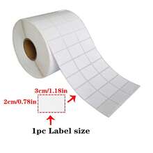 Self-Adhesive Labels, Multiple Sizes Handwritten Self-Stick Blank Labels, Product Price Labels, Food Date Labels, Storage Box Labels, Daily Office Differentiated Classification Label Stickers - View 2