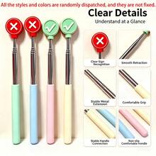 New Adjustable Teacher Pointer Pen (Classroom Supplies, All Styles Come In Random Colors), Suitable For Primary And Kindergarten Teachers. Essential Item For The Start Of The School Year/Returning Students Season. Must-Have For Halloween/Christmas. - New Right/Wrong Finger Reading Pointer - View 10