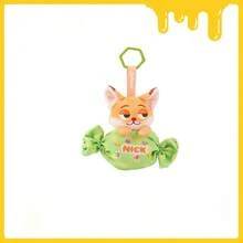 MINISO Zootopia 尼克·懷爾德 綠色糖果毛絨包飾吊飾鑰匙圈，適用於手提包、後背包、托特包，生日聖誕禮物 - 尼克.懷德糖果吊墜 - 查看 7