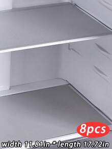 4/8/12pcs Waterproof Small Refrigerator Mat - Moisture-Proof, Non-Slip, Washable And Reusable, EVA Material, Novel Lemon Pattern, Suitable For Small Refrigerators And Kitchen Decor, Refrigerator Mat, Drawer Mat, Shoe Cabinet Mat, Cabinet Mat - View 12