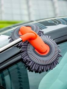 [Car Wash Brush]Adjustable Long Handle Car Cleaning Brush, Chenille Microfiber Car Wash Tool - Multiple Styles and Colors - View 8