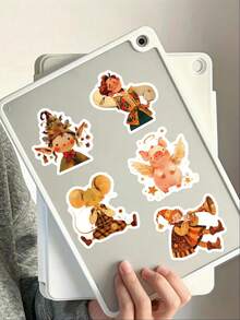 50 Buah Stiker Gaya Koboi Barat untuk Anak-Anak - Stiker Vinyl Tahan Air untuk Laptop, Botol Minum, Skateboard, Casing Ponsel, Scrapbook, Dekorasi Kantor, Hadiah - MultiWarna - View 7