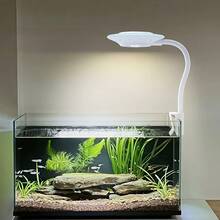 USB Clip-On Aquarium LED Light, UFO Shaped Fish Tank Plant Growth Light, 3 Lighting Modes Wide Angle Illumination, Color Enhancing Aquarium Light, Home Decor And Holiday Gift - View 4