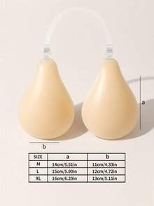 1 Set/10pcs Women's Silicone Back Support Bra, Invisible Shoulder Straps, Lifting Breast Pads, Adhesive Nipple Covers, Suitable For Various Occasions Lingerie Accessories - Multicolor - View 7