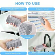 2pcs Cleaning Sponge Cleaning Duster Cleaning Tool For Cleaning Floors, Vents, Mirrors, Ceiling Fans And Cobwebs, No Dust Flying And Spreading - Multiple Styles - View 7