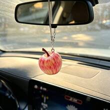 1個創意可愛趣味逼真紅綠蘋果車用後視鏡吊飾/包包掛飾/創意鑰匙圈配件/聖誕禮物 - 蘋果掛飾 - 查看 10