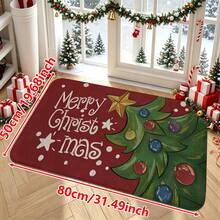 1/2/3pcs Christmas Theme Kitchen Rug, Flannel Kitchen Mat, Soft Comfortable Absorbent Non-Slip Machine Washable With Backing, Suitable For Multiple Scenes: Entryway, Living Room, Bedroom, Kitchen, Dining Room, Bathroom, Laundry Room, Hallway, Christmas Holiday Home Decor - Multicolor - View 16