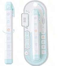 Multi-Layer Stamp Pen, Rotatable And Detachable, Multiple Patterns, High Aesthetic, Suitable For Decorating Journals, Notebooks, Planners, Daily Note-Taking And Marking, Compact And Portable, Back To School Stationery, Holiday Gift For Family And Friends - Multiple Styles - View 8