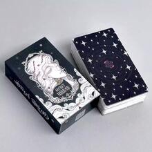 80 Cards Vintage Illustrated Tarot Deck, Full English Tarot Cards With Guidebook, Divination Fortune‑Telling Tool For Beginners And Collectors - Multicolor - View 1