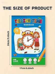 This Time Matching Clock Practice Book Is Specially Designed For Young Elementary School Children, Making It A Highly Practical Early Education Tool For Learning To Tell Time. With Numerous Cute Clock Faces, It Can Also Train Observation, Concentration, And Hand-Eye Coordination Skills. It's Perfect For Home Early Education And Enlightenment Practice, Allowing Children To Learn While Playing And Easily Master The Skill Of Telling Time. - Multicolor - View 8