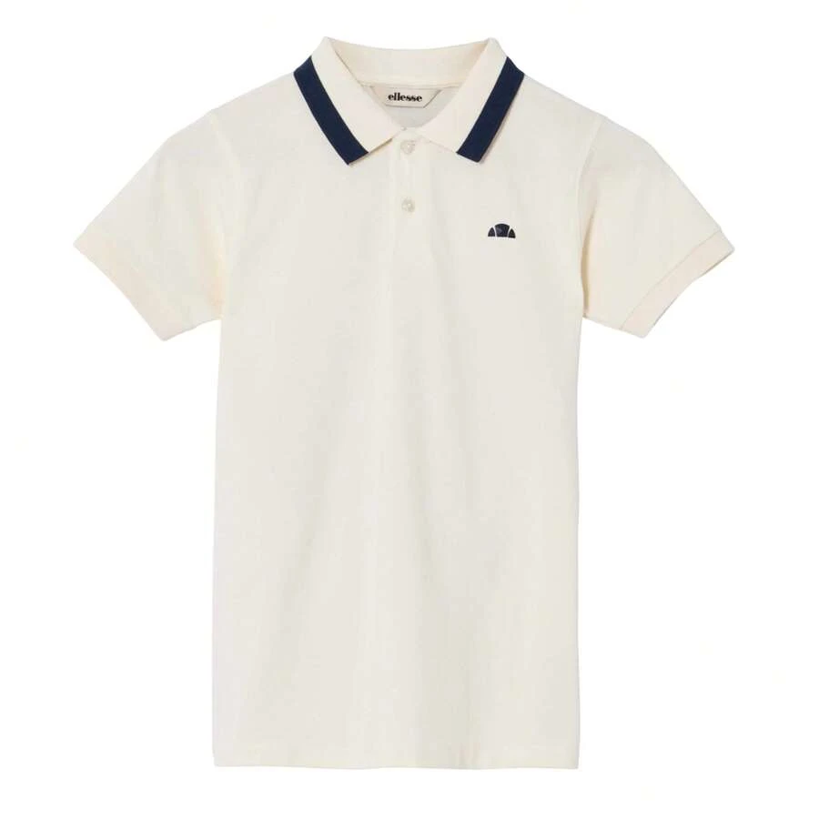 Ellesse Boys Teina Polo Shirt - Off White - View 1