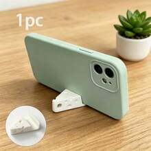 2/1pc INS Style Mini Cheese Phone Stand, Yellow & White Color Options, Compact & Portable Keychain Pendant, Lightweight Space-Saving Design, Hands-Free Desktop Phone Holder For Watching Videos And Short Clips, Creative Phone Base For Travel And Home Use - Little Cheese - View 17