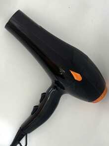 1 buah Pengering Rambut Profesional Berkecepatan Tinggi dengan Pinggiran Emas Hitam, Dapat Diatur Kecepatannya dengan Sakelar Udara Dingin/Panas, Aliran Udara Bertenaga Tinggi, Dilengkapi dengan Nosel Konsentrator dan Aksesori Sisir Lancip, Cocok untuk Penggunaan di Rumah dan Salon Profesional - Hitam - View 6