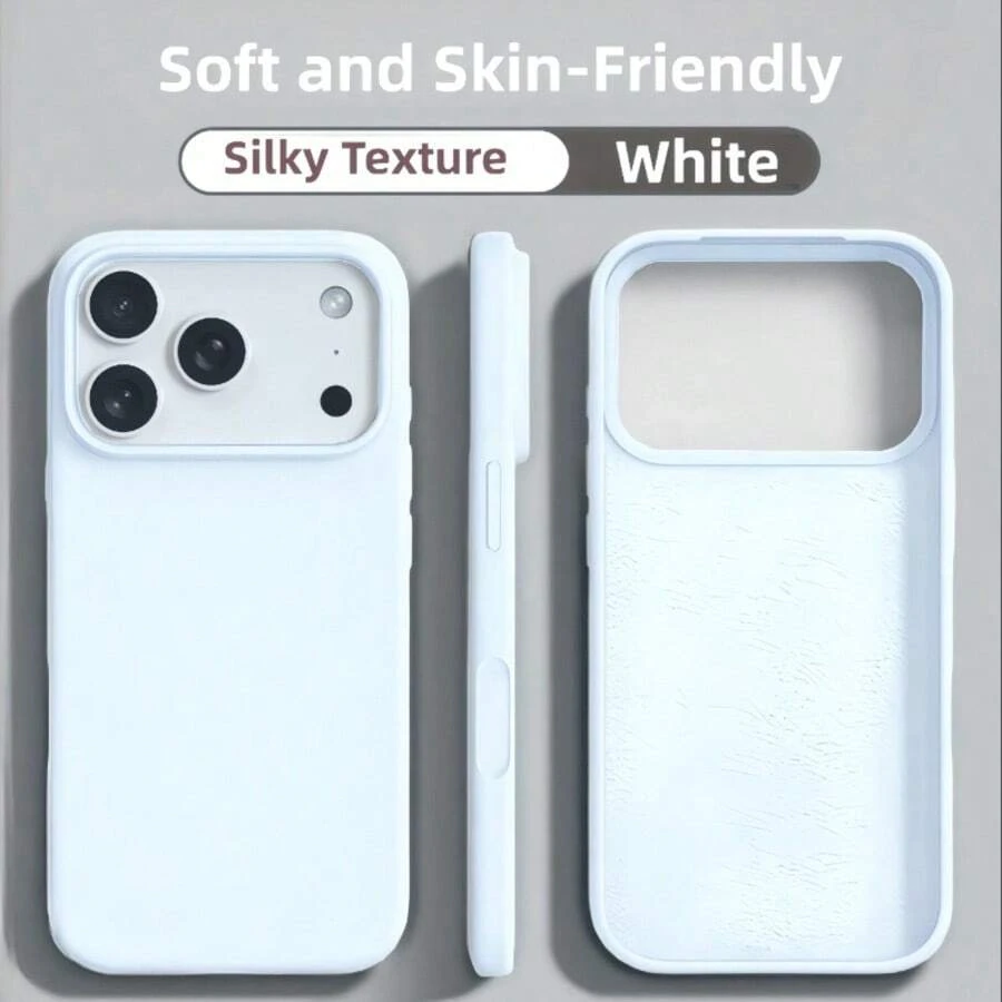 New Luxury Shockproof Soft Skin-Friendly Burgundy Phone Case, Compatible With IPhone 18 Pro, 17, 16, 15 Pro, 14 Plus, 13, 12, 11, 17 Pro Max, Air, XR, XS Max, X/XS, 7/8 Plus, 7/8, Anti-Drop Smooth Protective Shell, Durable Design, Skin-Friendly Material, Navy Blue, Birthday Party Gift
