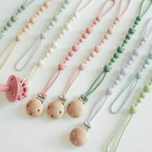 1pc Universal Baby Bottle Anti-Loss Lanyard, Silicone Anti-Drop Strap With Clip, Baby Feeding Bottle Anti-Drop Accessory - Multicolor - View 12