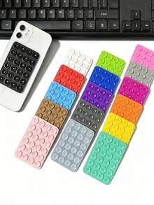 24pcs Double-Sided Suction Cup Holder, Multi-Function Silicone Suction Cup Phone Stand, Universal For Tablet And Phone Case - Multicolor - View 9