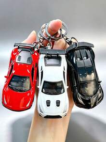 1pc Cool Cartoon Car Model Keychain, Cartoon Backpack Pendant, Unique Small Gifts, Suitable For Friends And Classmates, Back-To-School Gifts - Multicolor - View 2