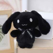 1 Pc Black Series Sanrio Kuromi Children's Plush Toy, Hello Kitty Backpack Accessory, Melody Keychain, Valentine's Day Gift Souvenir - Multicolor - View 10