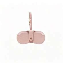 1pc Luxury Solid Color Portable Hanging Fashion Glasses Storage Bag, PU Faux Leather, Snap Button Anti-Scratch Eyeglass Case, Essential For Commuting Shopping Travel, Soft Eyeglass Storage Pouch, Valentine's Day Mother's Day Graduation Gift - Multicolor - View 11