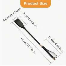 1pc Equestrian Riding Crop, Lightweight Horse Training Whip With Comfortable Grip Handle, Durable Horse Riding Equipment For Beginners, Training Practice & Outdoor Active Lifestyle, Ideal Couple Bonding Activity Accessory - Black - View 4