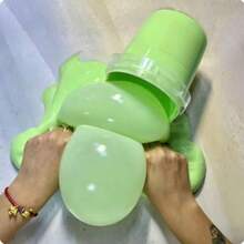1 Pack Cute Macaron Butter Slime Bucket, Super Soft Fluffy Cloud Slime, Elastic Non-Sticky Stress Relief Squeeze Toy, ASMR Sensory Toy Suitable For Kids And Adults, Relieve Anxiety, Christmas, Halloween, New Year Gifts, Party Favors, Birthday Gifts - Multicolor - View 11