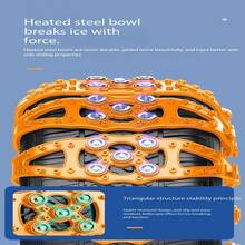 Universal Car Tire Snow Chains For Sedan And SUV, Fishbone Style Anti-Slip Snow Traction Chains With Auto-Tightening - Multiple Styles - View 6