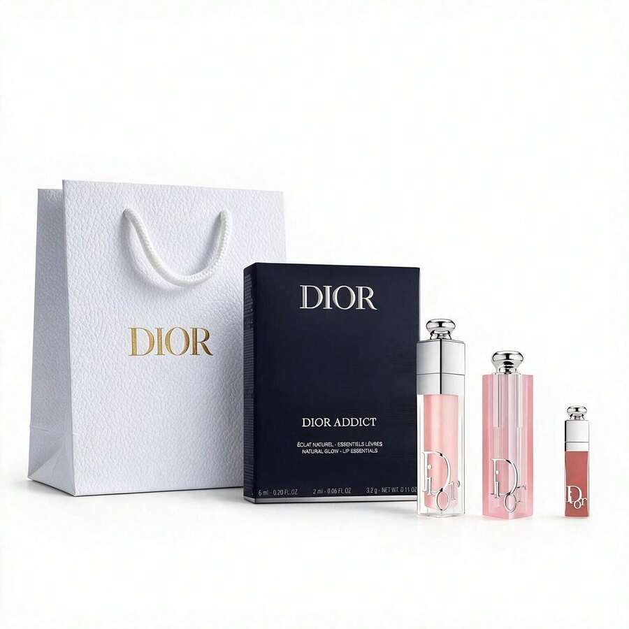 Dior DlOR Addict Lip Glow Gift Set 3 Piezas+bolsa - 038#001 - Ver 1