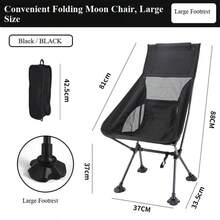 Outdoor Portable Breathable Folding Chair, Ultra-Light Beach Chair, Frog Leg Folding Chair, Anti-Collapse Leisure Chair, Suitable For Hiking, Climbing, Beach, Camping - D - View 11