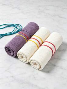 20pcs Large Long Morandi Color Rubber Bands, Multiple Colors, Heavy Duty High Quality Office Supplies, Suitable For Home, Kitchen And Office - A - View 4