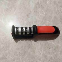 3-Stage Quick Knife Sharpener With Non-Slip Base, Multi-Function Kitchen Knife Accessory And Tool - Multicolor - View 10