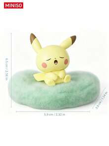 MINISO Pokemon Sleepy Character Ornament With Colorful Cloud Base, Random 1 Style Sent For Desk Shelf Display, Birthday Christmas Gift - Random One - View 8