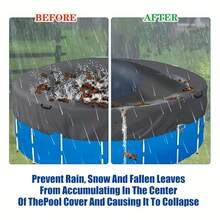 Inflatable Winter Pool Cover Pillow (4x4 Ft Round) With Two 3-Meter Ropes – Designed For Above-Ground Pools; Cold-Resistant, Thickened Inflatable Float; Winterizing Kit With Ropes; PVC Ice Equalizer Pillow To Support Pool Covers. - A - View 11