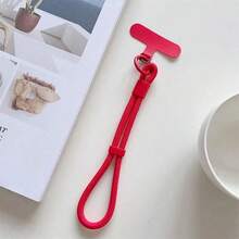 1pc Adjustable Multicolor Nylon Phone Lanyard, Durable Short Rope, Phone Case Anti-Loss Accessory, Universal Detachable Wrist Strap, Suitable For Most Smartphones, Sturdy Braided Rope, Daily Use - Multicolor - View 9